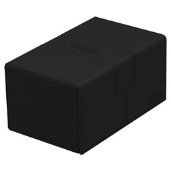 Ultimate Guard Twin Flip 'N' Tray Monocolor Black 160+